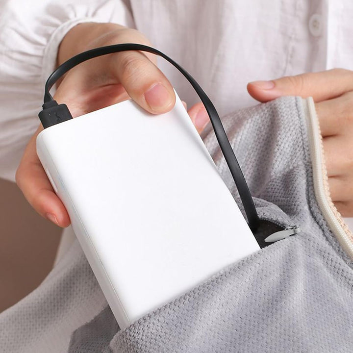 USB-beheizter Schal, tragbar, elektrisch, beheizt, drei Temperatureinstellungen, waschbar, für kalte