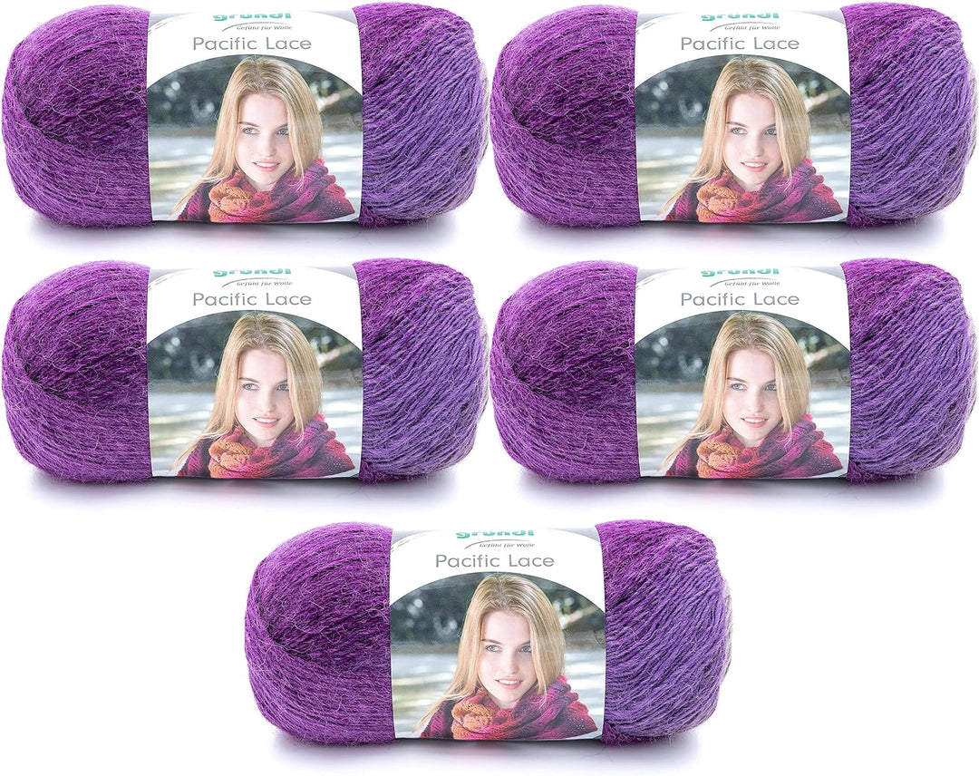 Gründl Pacific Lace (Farbverlaufsgarn mit wollartigem Charakter aus 80 % Polyacryl, 10 % Wolle, 10 %
