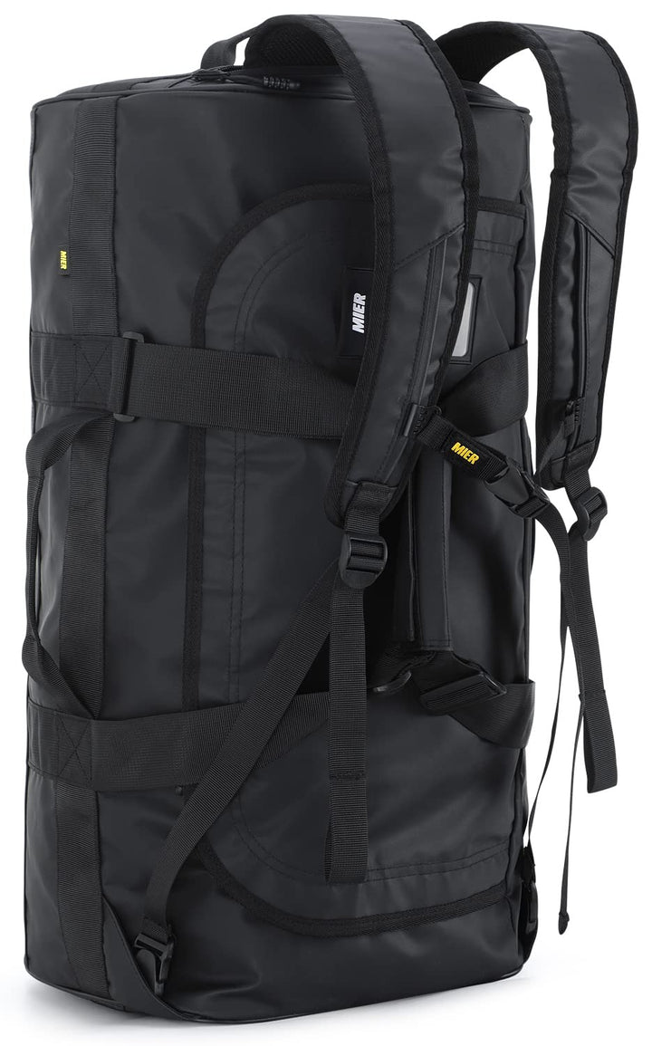 MIER Sporttasche Herren Wasserresistente Reisetasche 60L gross Heavy Duty Convertible Sportrucksack