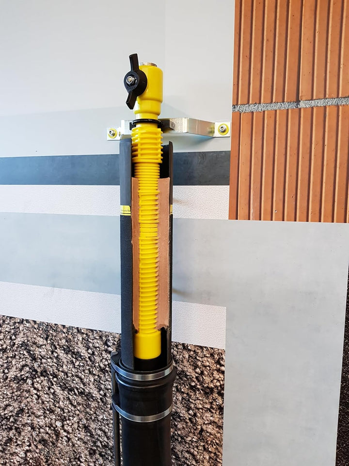 Schuck Leerrohrsystem D125, Hauseinführung für Gebäude ohne Keller für Gas, Wasser, Strom, TK (LRS00
