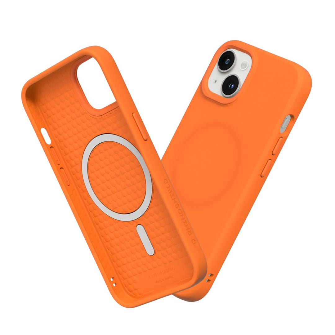 RhinoShield Hülle kompatibel mit [iPhone 14 Plus] | SolidSuit - MagSafe-kompatibel -Stossdämpfende &
