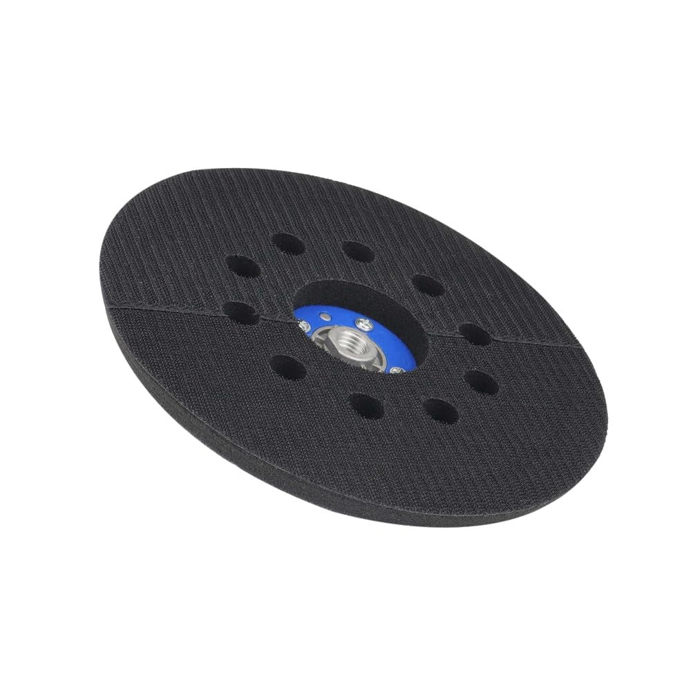 5x Trade-Shop 210mm 10-Loch Klett Schleifteller für Wandschleifer, Langhalsschleifer, Deckenschleife