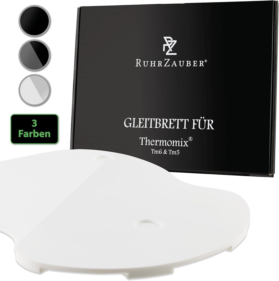 Gleitbrett für Thermomix TM6 & TM5 - Leicht Verschiebbares Brett für Thermomix TM6 / TM5 aus Premium