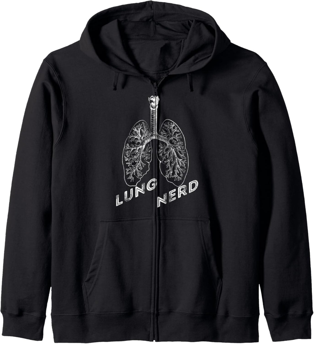 Lung Nerd Funny Pulmonary Pulmonologist Pulmonology Kapuzenjacke