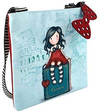 Gorjuss 386gj13 Umhängetasche, 26 cm, Blau (Azul)