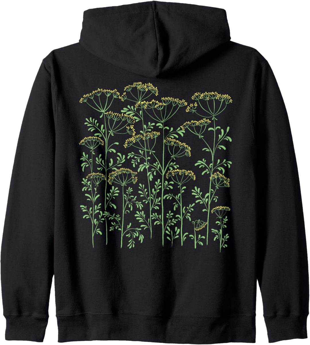 Dill Ukrop Ukraine Food Tee Ukrainisch Vyshyvanka Botanical Kapuzenjacke