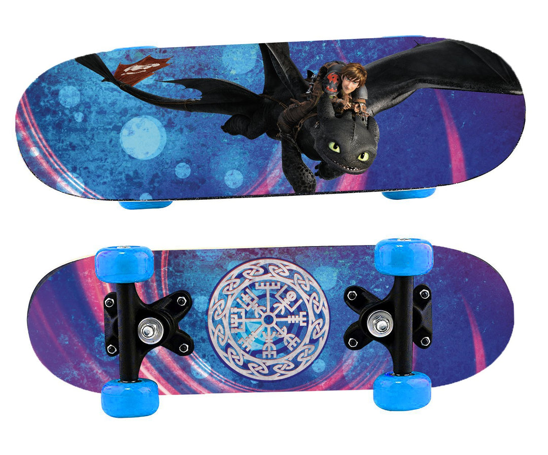 Joy Toy Dragons Mini Skateboard aus Holz 43x12x8 cm