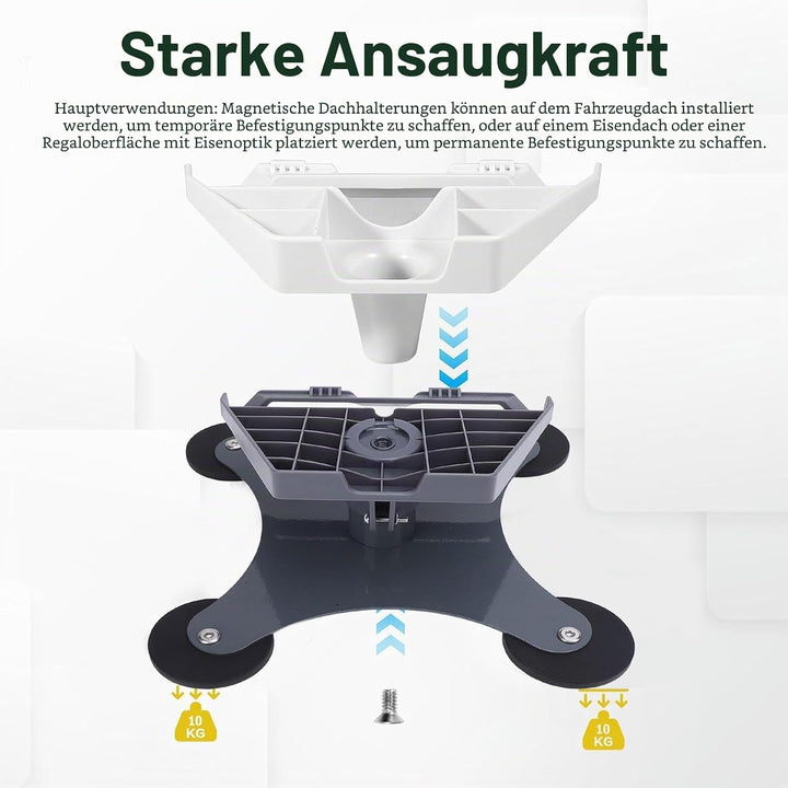 Gen 3 Dachhalterung, Auto Montageset, Standard V3 Magnethalterung für Internet Kit Satellite, Edelst