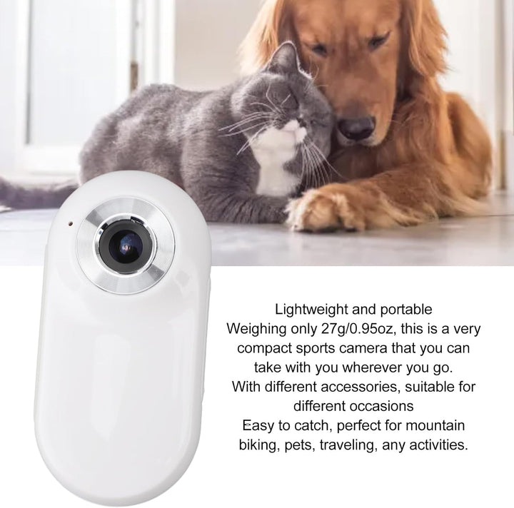 Pet Collar Kamera HD 1080P 170° Weitwinkel USB Wiederaufladbare Einstellbare Hund Katze Halsband Kam