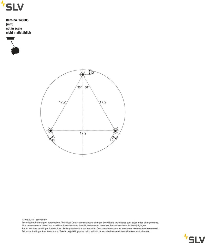 SLV PLASTRA LED Deckenleuchte, weiss, 3000K Plastra, Rund, Verbaute Led, 3000k, Plastra, Rund, Verba