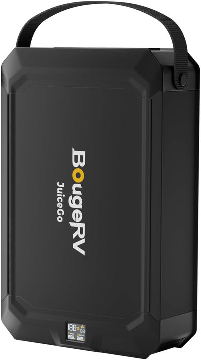 BougeRV JuiceGo 240Wh Tragbare Powerstation mit AC/USB-Ausgängen, LFP-Batterie, 410W, 5 Anschlüsse,