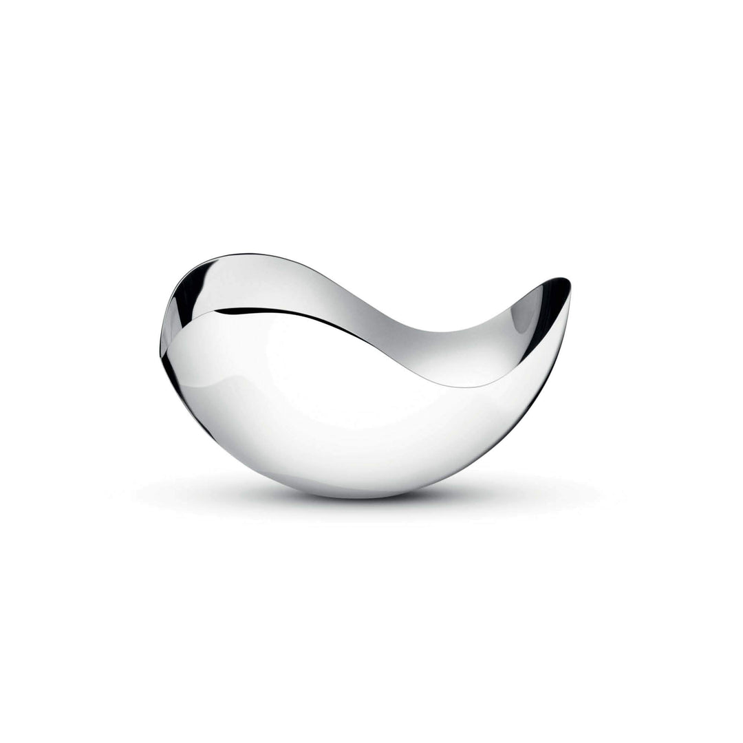 Georg Jensen Spiegelschale Mini 16 cm, Edelstahl, Stainless Steel, 16 x 16 x 7.5 cm Edelstahl Einzig