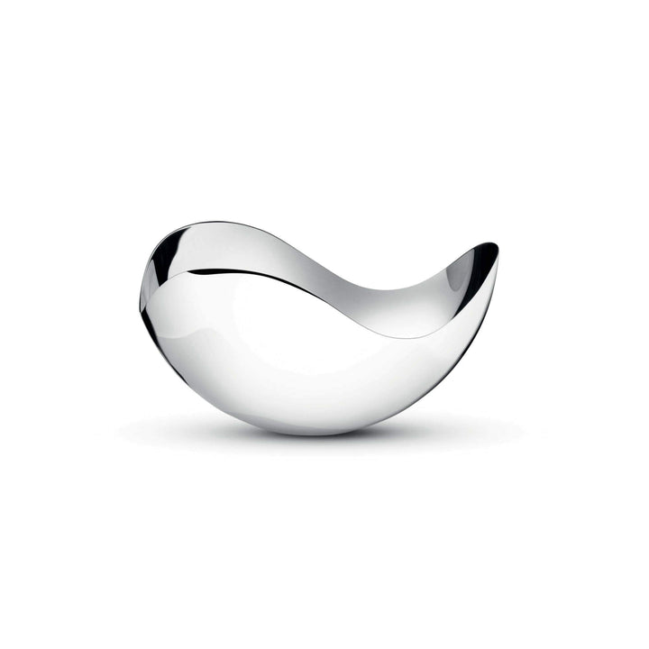 Georg Jensen Spiegelschale Mini 16 cm, Edelstahl, Stainless Steel, 16 x 16 x 7.5 cm Edelstahl Einzig