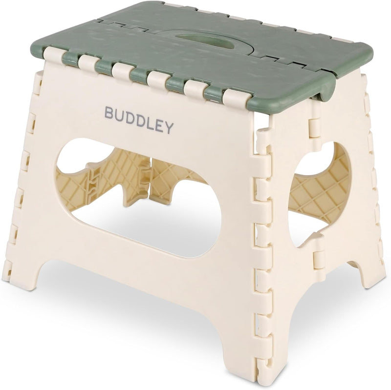 BUDDLEY Klapphocker, Faltbarer Hocker, Klapphocker, Klappbarer Hocker, Caravanhocker, Küchenhocker,