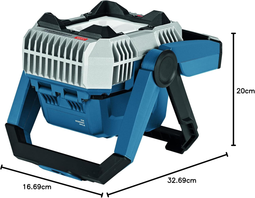 Bosch Professional GLI 18V-1900 C Akku-Baustellenlampe, bis zu 100 min Leuchtdauer pro Ah, maximal 1