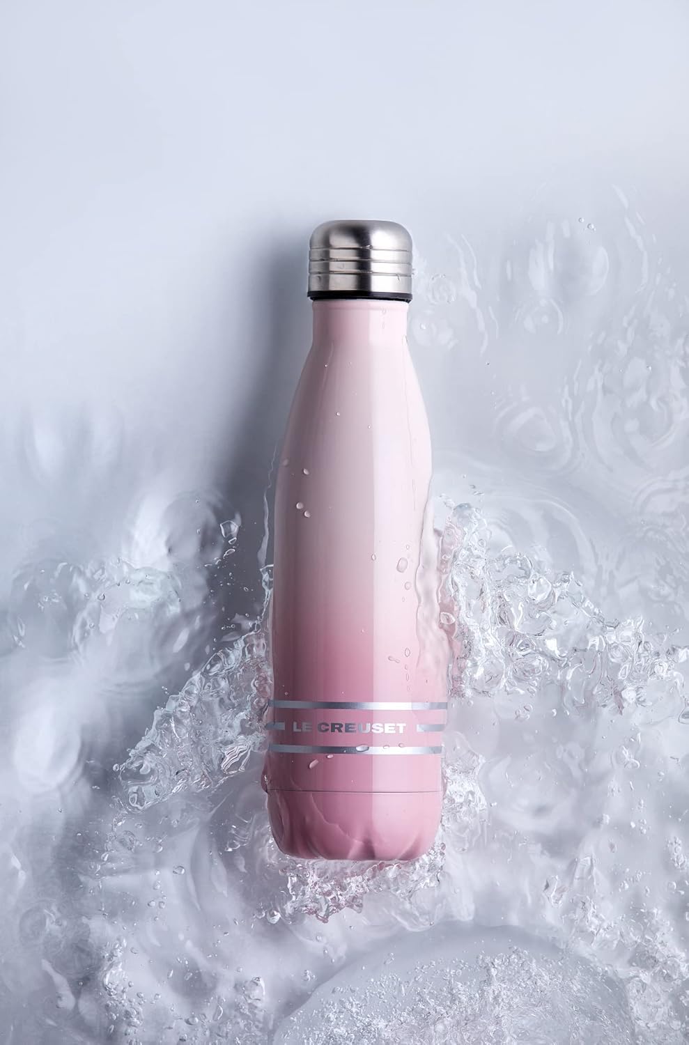 Le Creuset Trinkflasche, Edelstahl, 0.5 L, Shell Pink, 41208507770000, Shell Pink