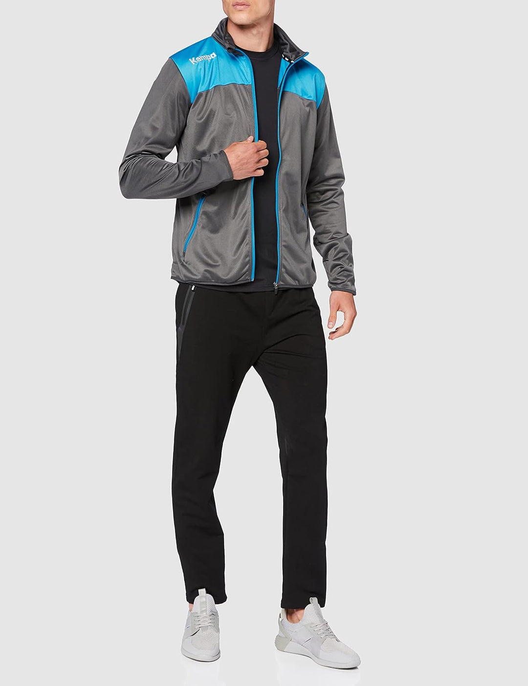 Kempa Unisex Kinder Emotion 2.0 Poly Jacke Kinder Jacke M Anthra/Kempablau, M Anthra/Kempablau