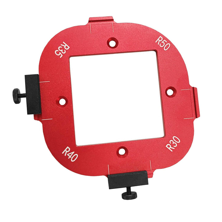 Eckradius-Schablone, 4-in-1, Rund, R30/R35/R40/R45, Tragbare, Abgerundete R-Winkel-Bogenschablone fü