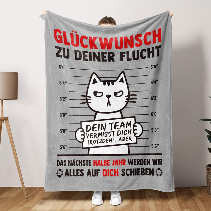 Abschiedsgeschenk Kollegen Jobwechsel, Kuscheldeck, Abschied Kollegin Rente, Abschiedsgeschenk Kolle
