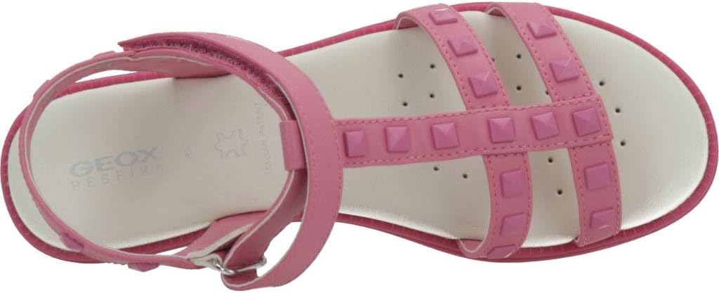 Geox Mädchen J Sandal Karly GirlSandal 32 EU Dk Pink, 32 EU Dk Pink