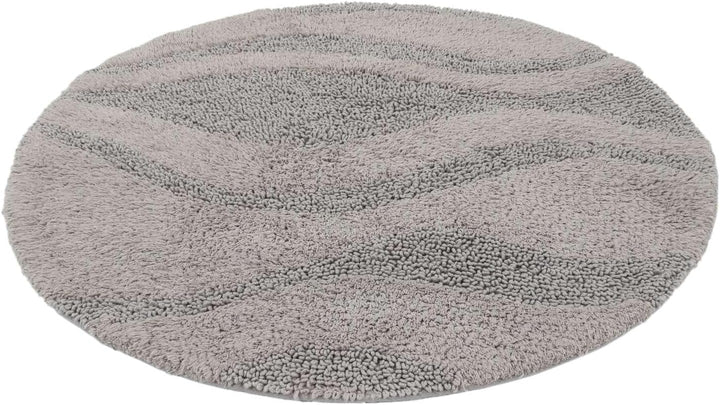 RugVista Breeze Teppich - Grau Teppich Ø 70 Moderner, Rund Teppich