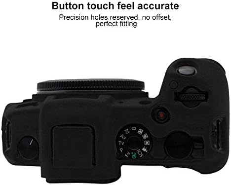 Kameratasche für Canon EOS RP, Silikon-Gummi, Kameragehäuse, Schutzhülle für Canon EOS RP, Schwarz,