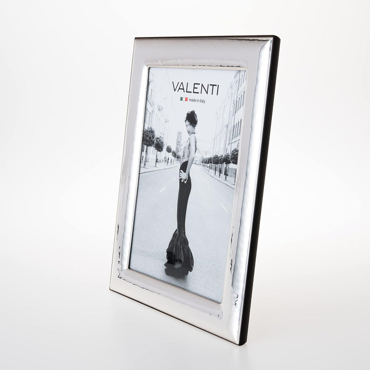 Valenti&Co. - Bilderrahmen - Silber in gehämmerter Optik - glänzend Hochzeit, zum Geburtstag von Fre
