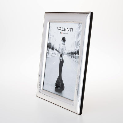 Valenti&Co. - Bilderrahmen - Silber in gehämmerter Optik - glänzend Hochzeit, zum Geburtstag von Fre