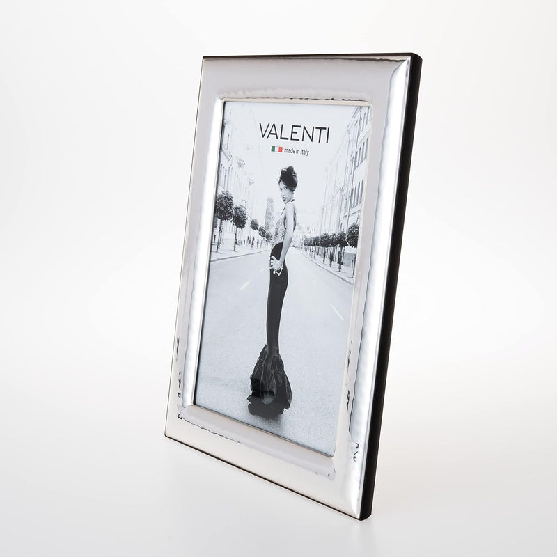 Valenti&Co. - Bilderrahmen - Silber in gehämmerter Optik - glänzend Hochzeit, zum Geburtstag von Fre