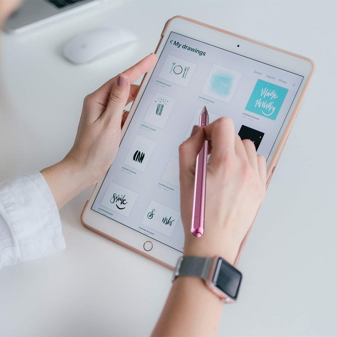 KSW KINGDO Stift für All iPad/iPhone, iPad Stift, Stylus Kapazitiver Wiederaufladbare Stift mit 1.4