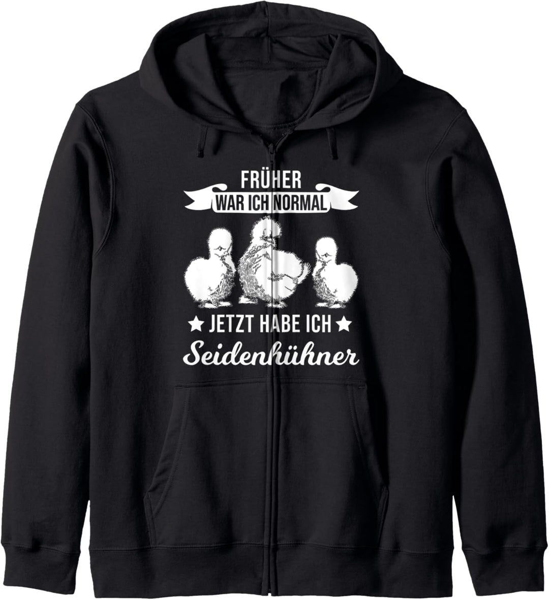 Seidenhühner Zwergseidenhuhn Seidenhuhn Kapuzenjacke