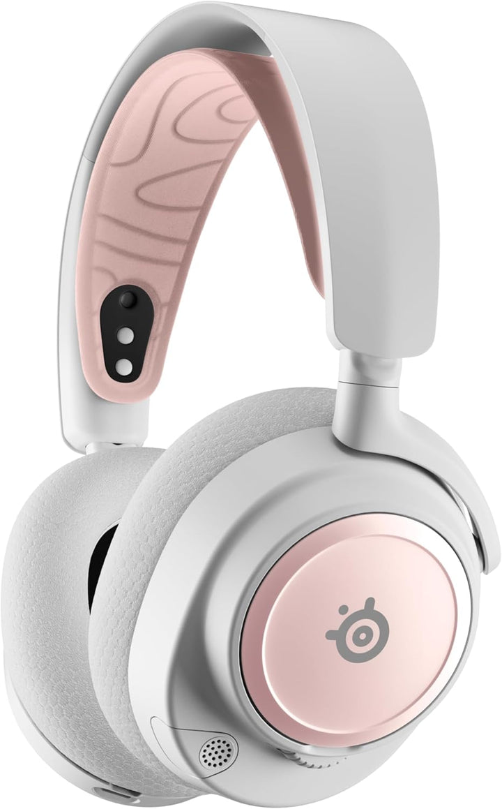 Steelseries Arctis Nova Booster Pack Rose Quartz -Gaming Headset Zubehör -Zweifarbiger Nylon-Kopfban