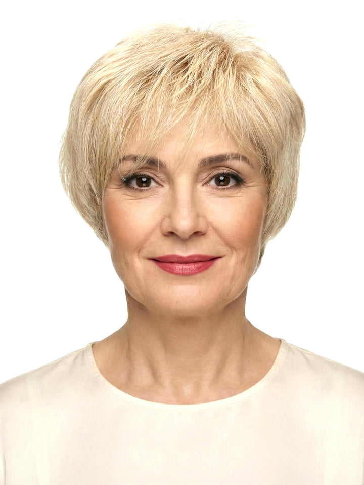 degenhardt Perücke DAVOS Deluxe Plus aus hochwertigem Kunsthaar, in Vanillablond, Vanillablond