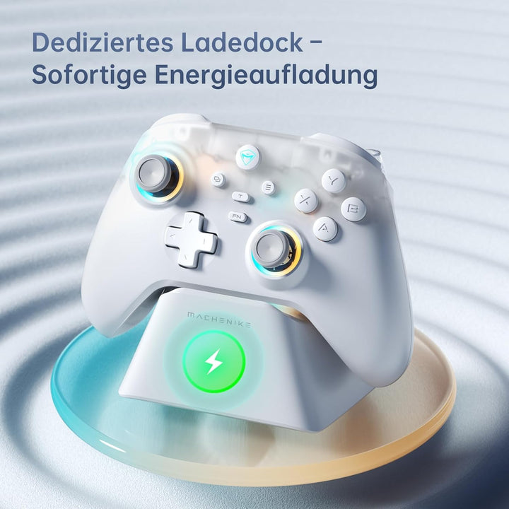Machenike G3V2 Controller PC, Gamepad PC Wireless, 2 Einstellbare Hall Effekt Joystick, 2 Programmie