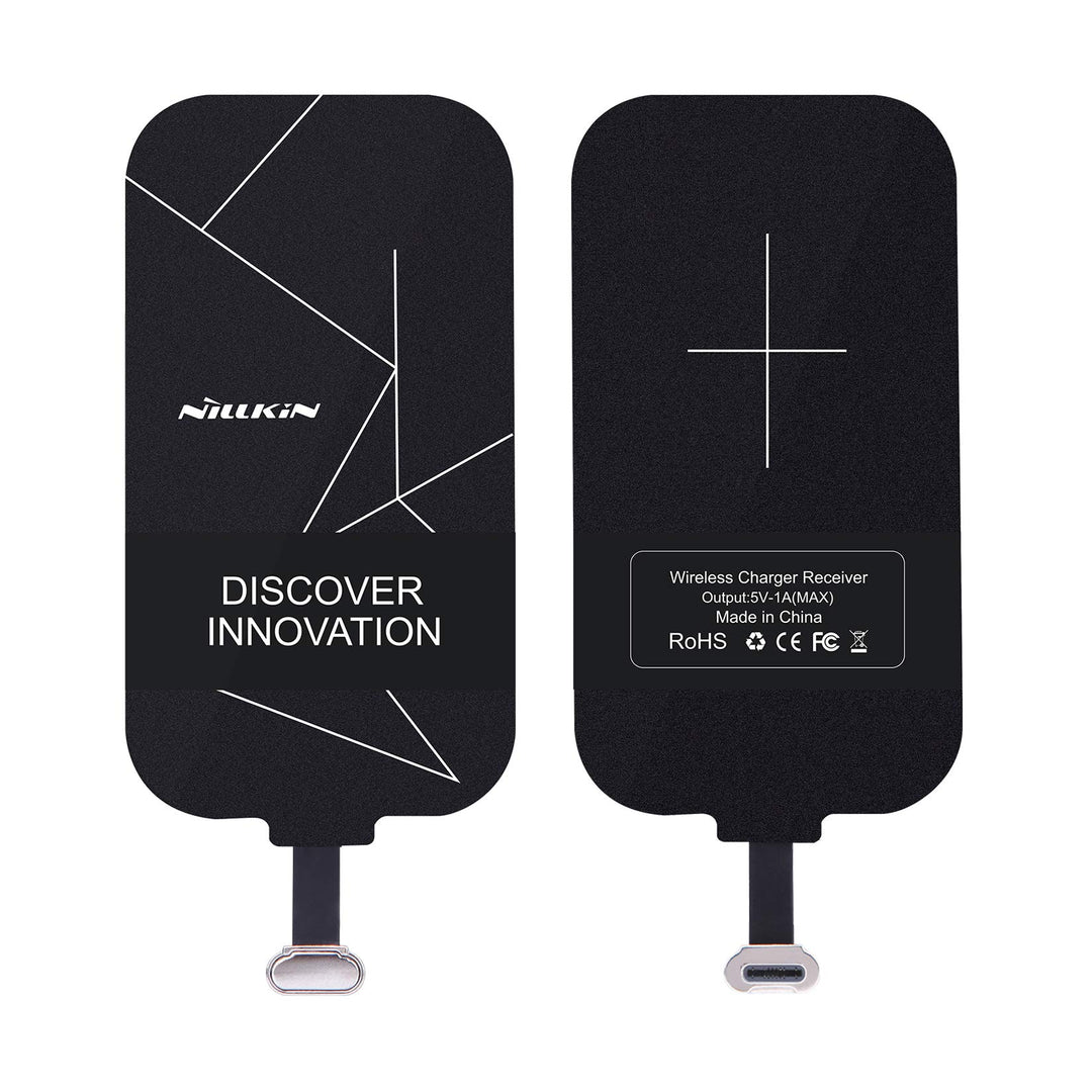 Nillkin Qi Empfänger USB C, Typ C Wireless Ladegerät Empfänger, Wireless Charging Receiver, Qi Wirel