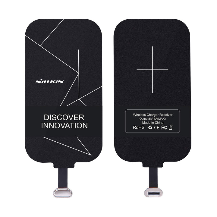 Nillkin Qi Empfänger USB C, Typ C Wireless Ladegerät Empfänger, Wireless Charging Receiver, Qi Wirel