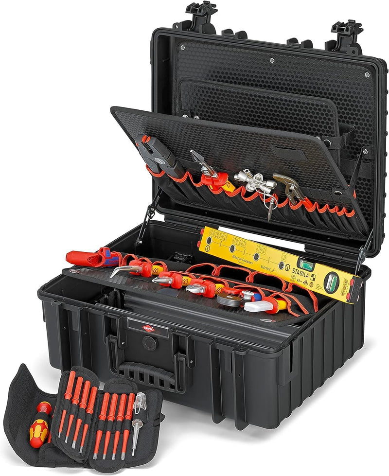 KNIPEX 00 21 36 Werkzeugkoffer "Robust34" Elektro
