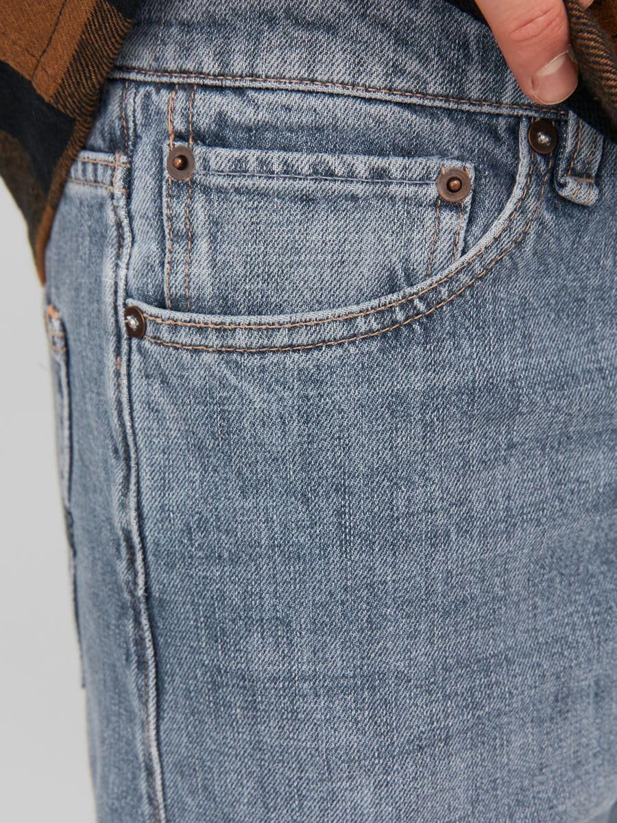 JACK & JONES Male Relaxed Fit Jeans JJICHRIS JJCOOPER JOS 280 Relaxed Fit Jeans 36W / 34L Grey Denim