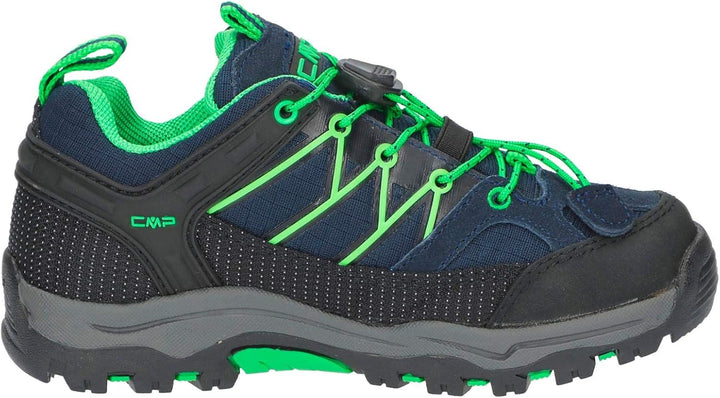 CMP Unisex Kinder Kids Rigel Low Trekking Shoes WpTrekking-Schuhe 28 EU B Blue Gecko, 28 EU B Blue G