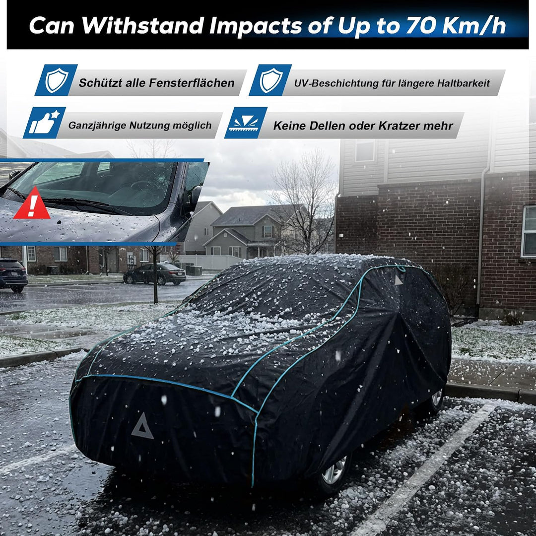 Hagelschutzplane Auto,Verdickte Eva Abdeckplane Vollgarage,wasserdichte Allwetter Autoabdeckung,Sonn
