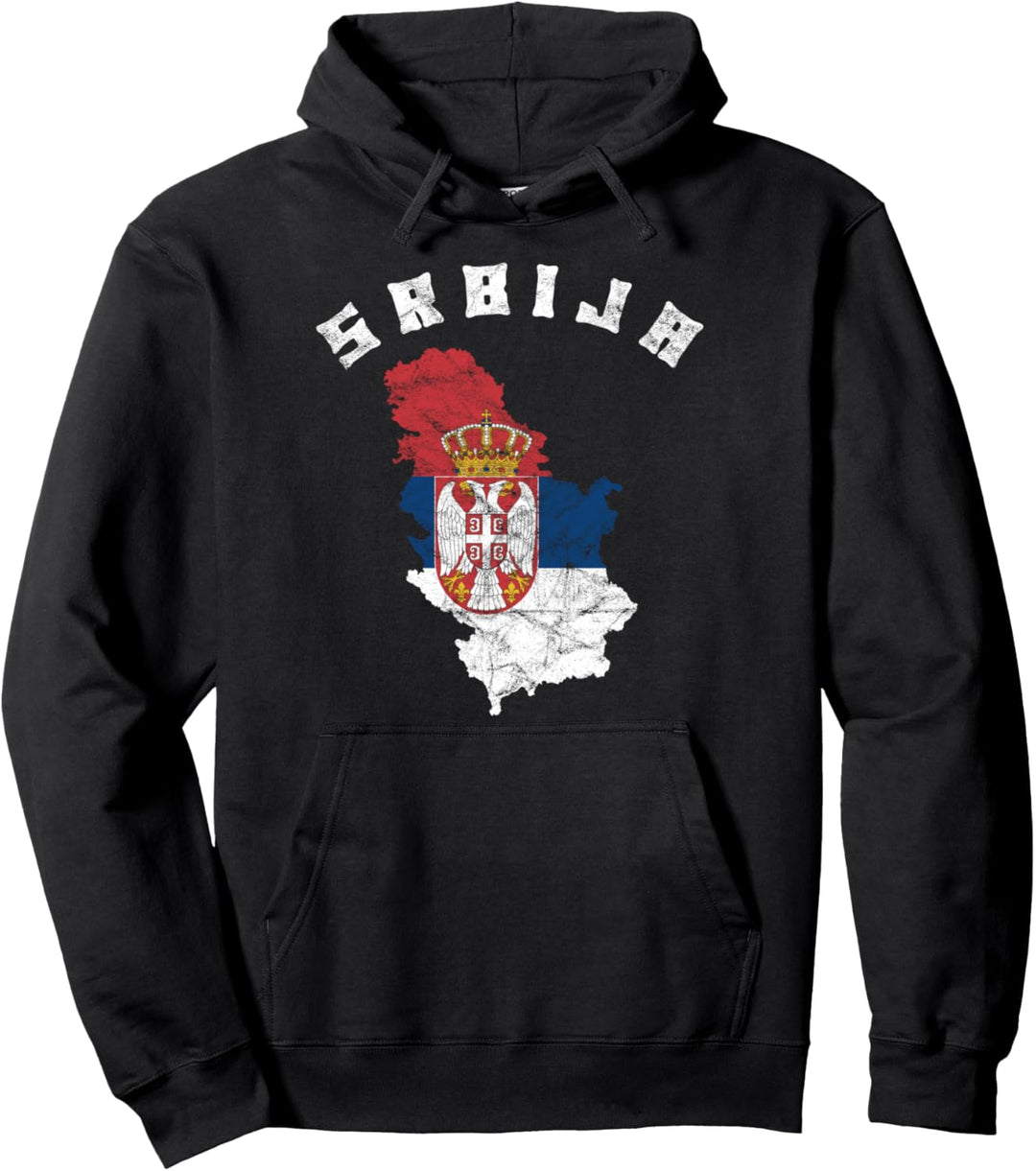 Serbien Flagge, Jugoslawien, Serbische Fahne, Srbija Pullover Hoodie