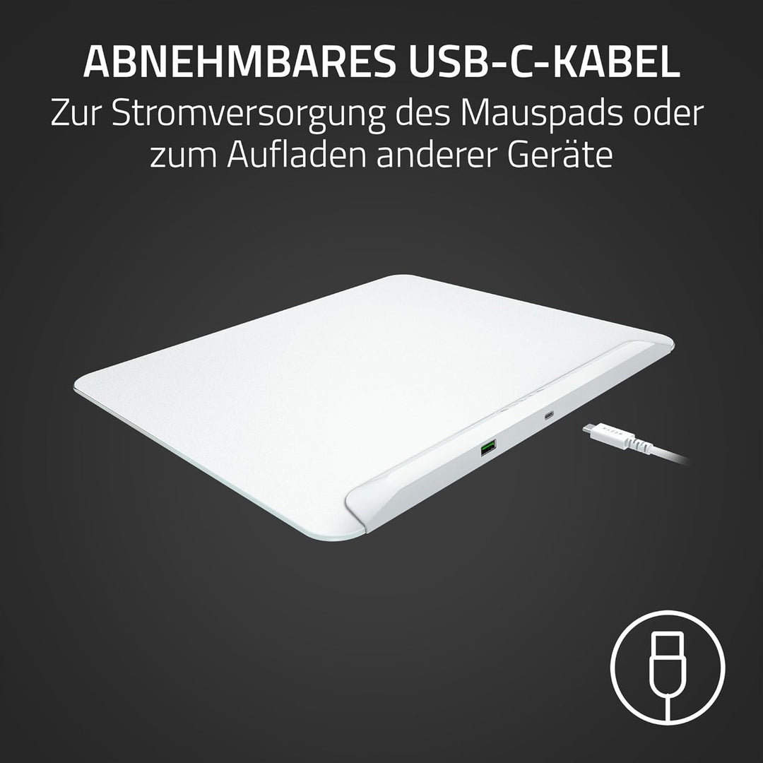 Razer Firefly V2 Pro - RGB-hintergrundbeleuchtete Gaming-Mausmatte - integrierter USB-Anschluss (15-