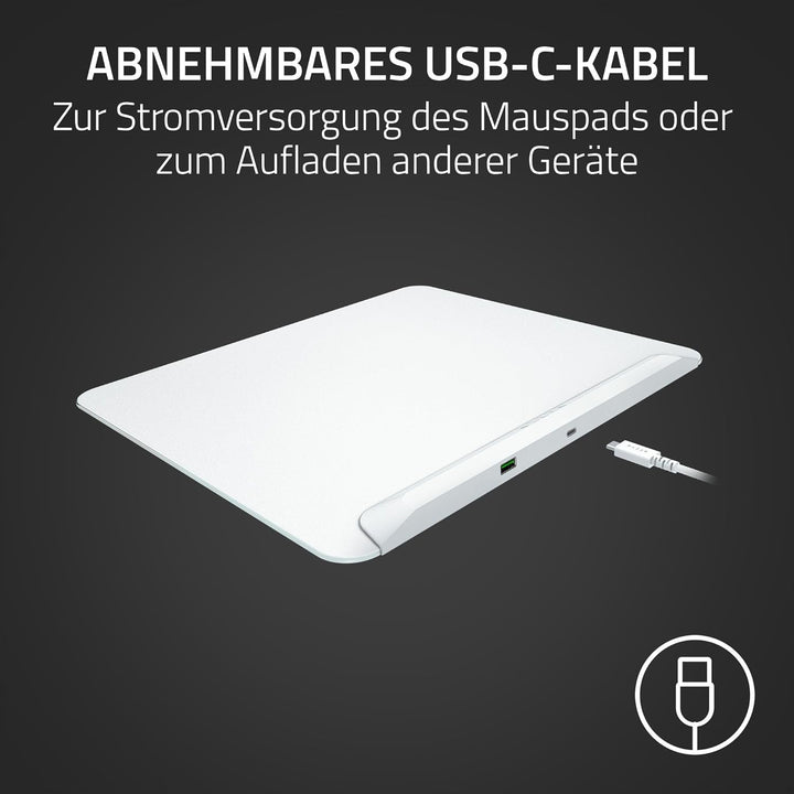 Razer Firefly V2 Pro - RGB-hintergrundbeleuchtete Gaming-Mausmatte - integrierter USB-Anschluss (15-