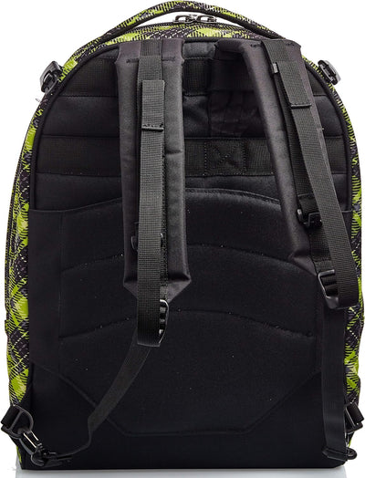 TROLLEY NEW TECH INVICTA TARTAN Rucksack mit Trolleyfunktion, 3 in 1, Schulranzen mit Rollen, Abnehm