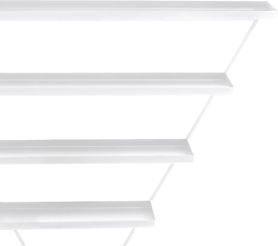 Nagellack Regal Wand Kosmetikorganiser, 6 Stück Nagellackregal Metall, 5 Etagen Nagellackständer Reg