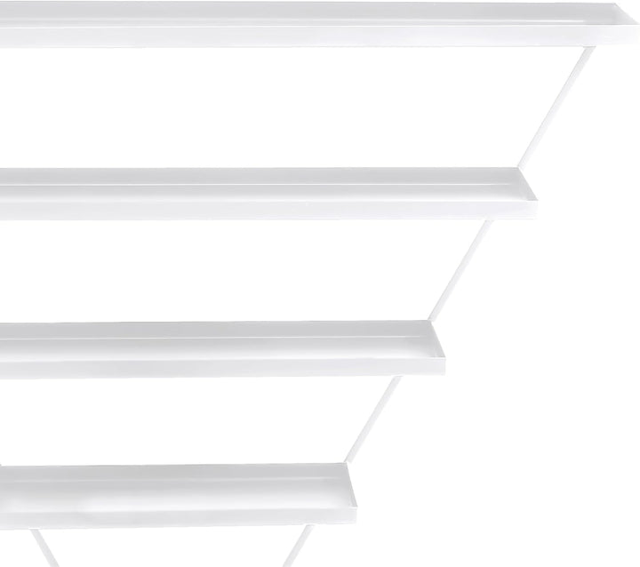 Nagellack Regal Wand Kosmetikorganiser, 6 Stück Nagellackregal Metall, 5 Etagen Nagellackständer Reg