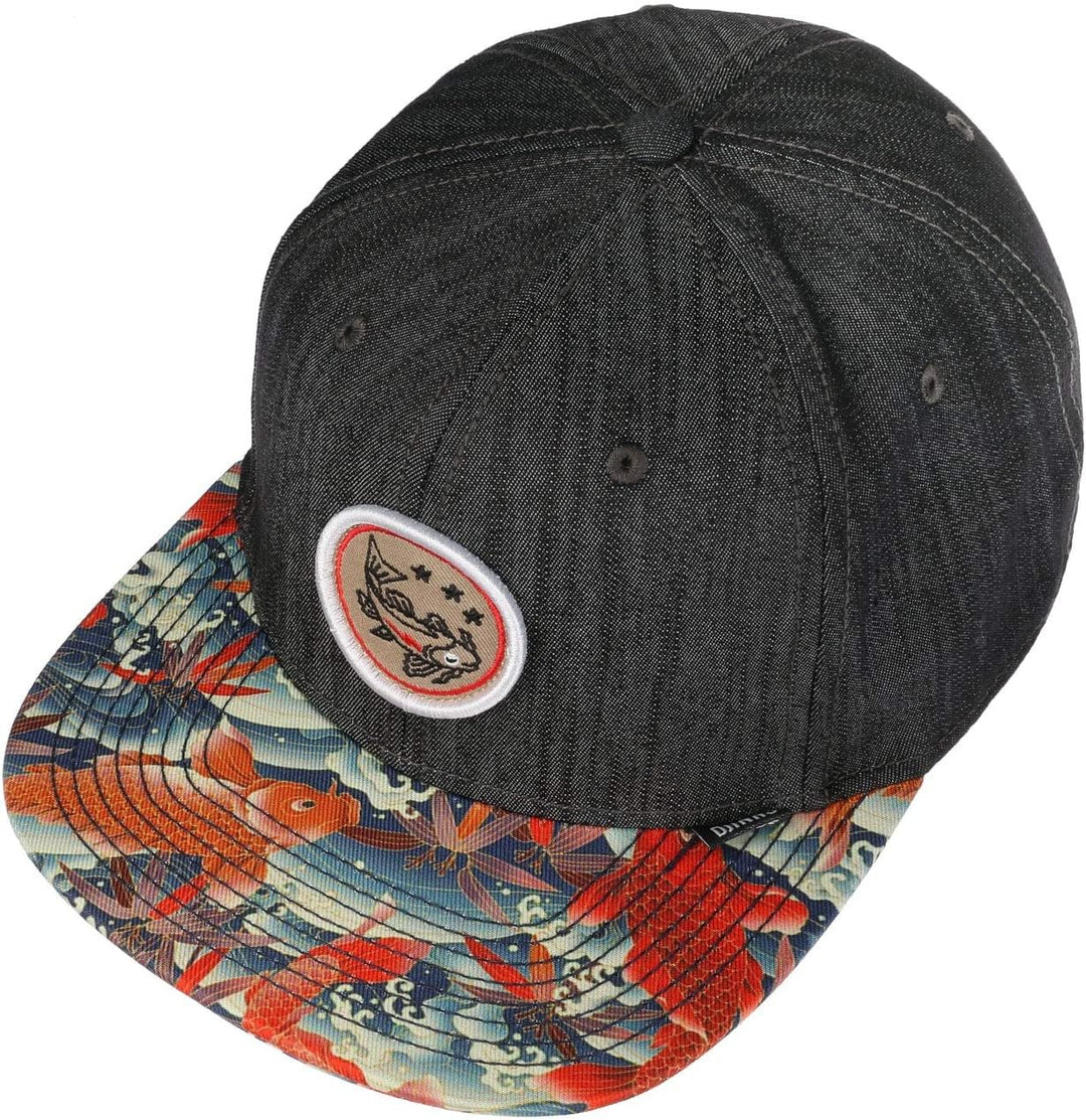 Djinns - Koi Linen (REV. Schwarz) - Snapback Cap Baseballcap Hat Kappe Mütze Caps