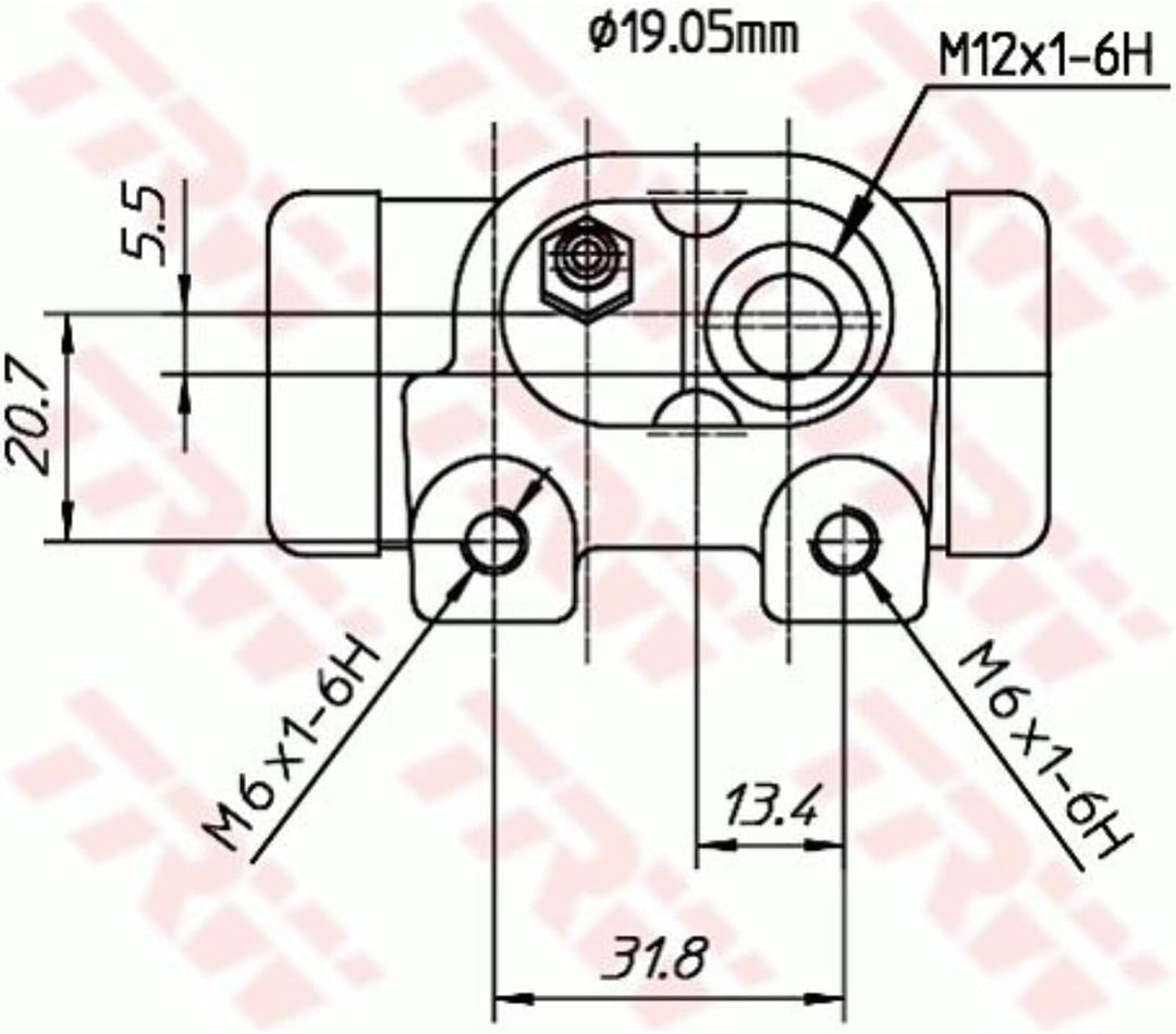 TRW GSK1069 Bremsbackensatz
