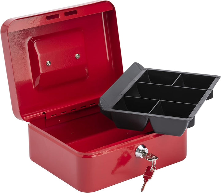 Burg-Wächter CB02R Money 5020 20,3 cm Geldkassette, rot, 20 cm, Rot