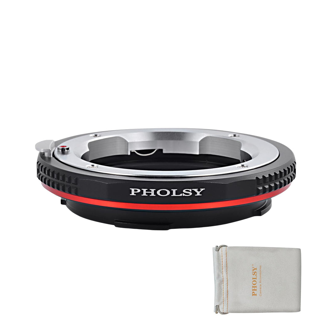 PHOLSY Objektivadapter Kompatibel mit Leica M LM, Zeiss ZM, Voigtlander VM Objektiv auf L Mount Kame